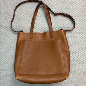 Madewell Transport Tote in English Saddle